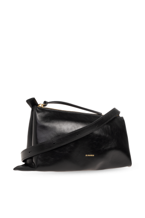 ［25ss新作］Jil Sander Leather Shoulder Bag With Logo JIL SANDER Small leather shoulder bag | NET-A-PORTER